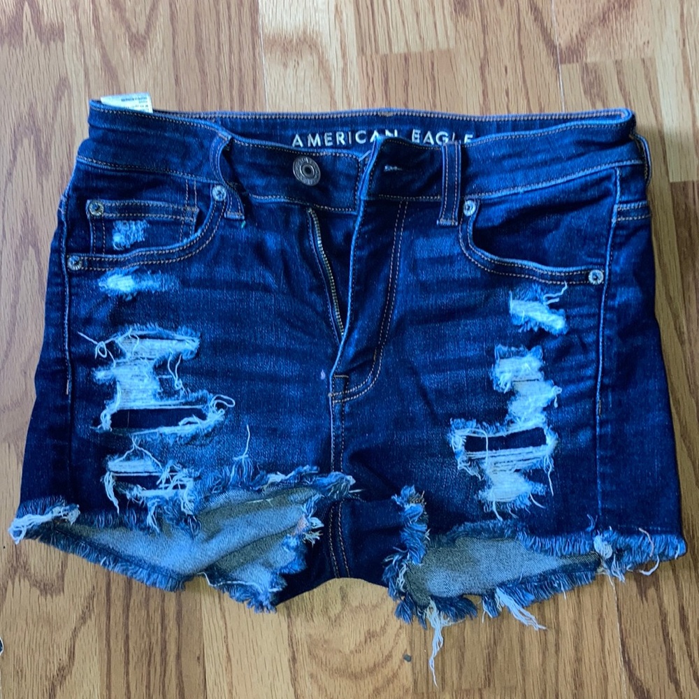 American Eagle High Waisted Denim Shorts